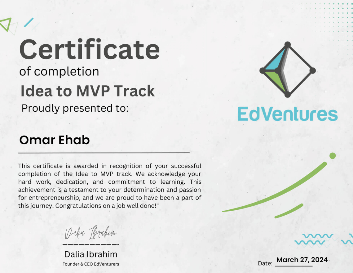 Get Your Certificate